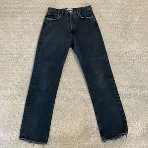 Agolde dark grey clean Jean